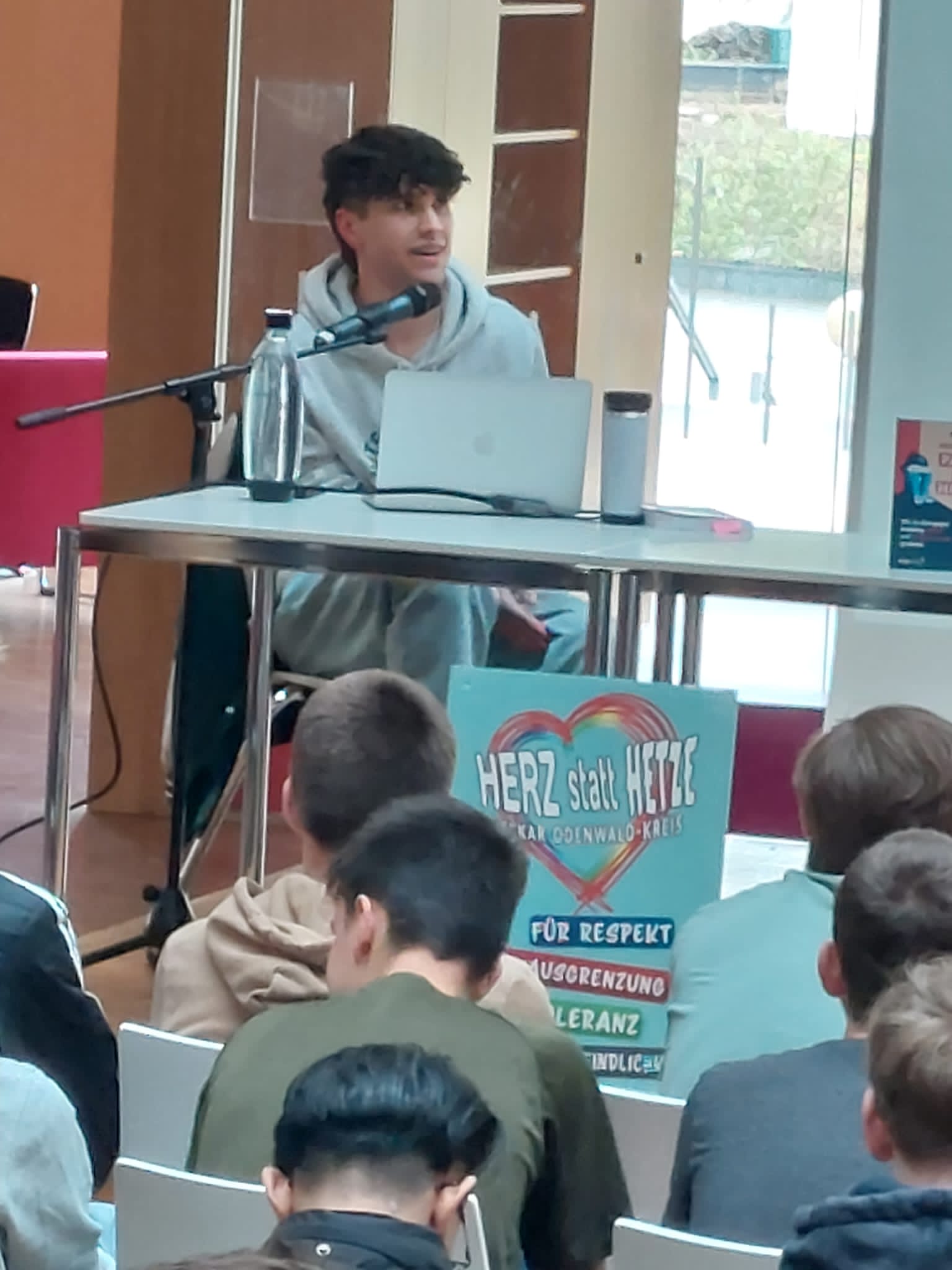 Norman Wolf an der Realschule Osterburken 1