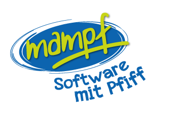Logo mampf - Software mit Pfiff